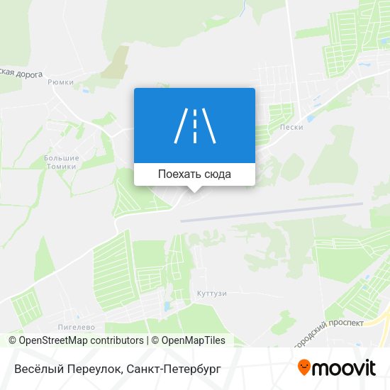 Карта Весёлый Переулок