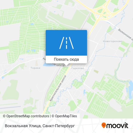 Карта Вокзальная Улица