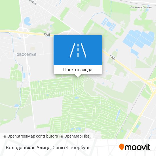 Карта Володарская Улица