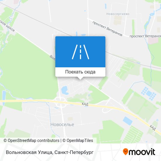 Карта Вольновская Улица