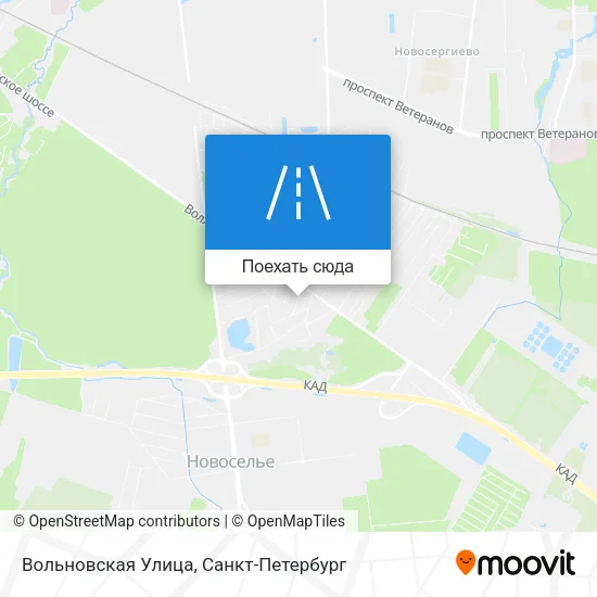 Карта Вольновская Улица