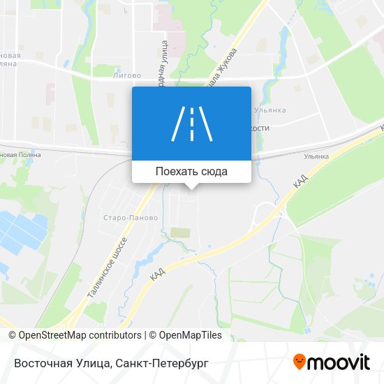 Карта Восточная Улица