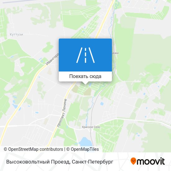 Карта Высоковольтный Проезд