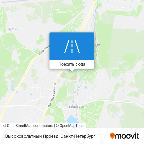 Карта Высоковольтный Проезд