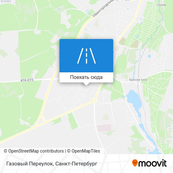 Карта Газовый Переулок