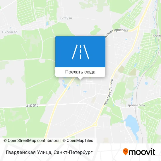 Карта Гвардейская Улица