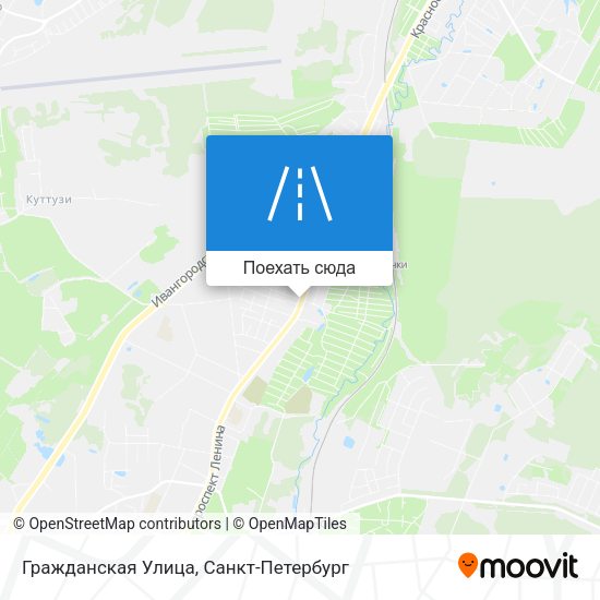 Карта Гражданская Улица