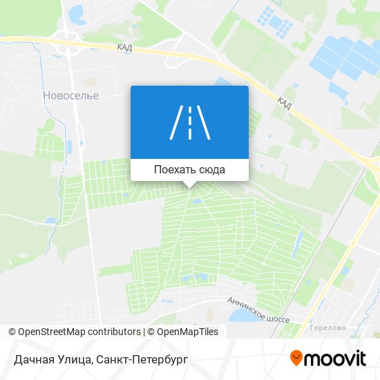 Карта Дачная Улица