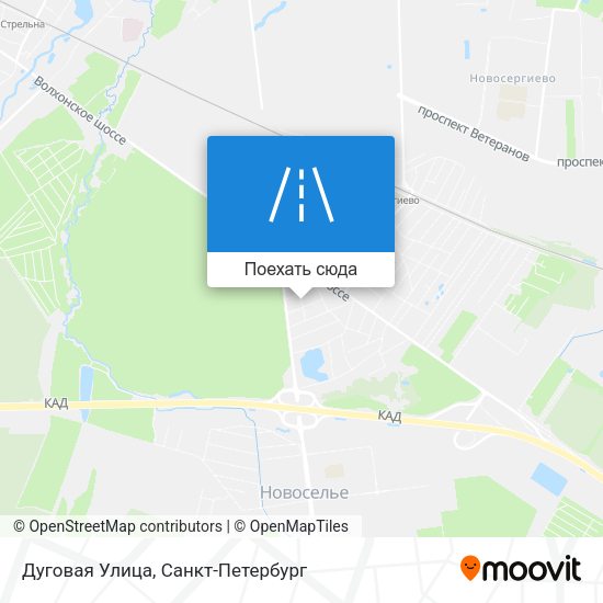 Карта Дуговая Улица