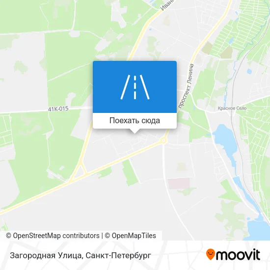Карта Загородная Улица