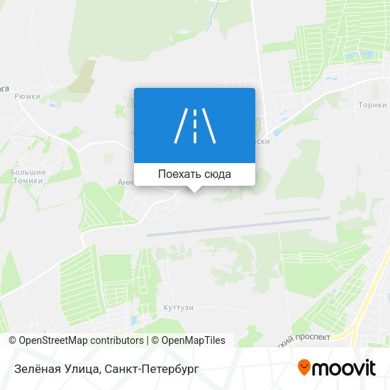 Карта Зелёная Улица