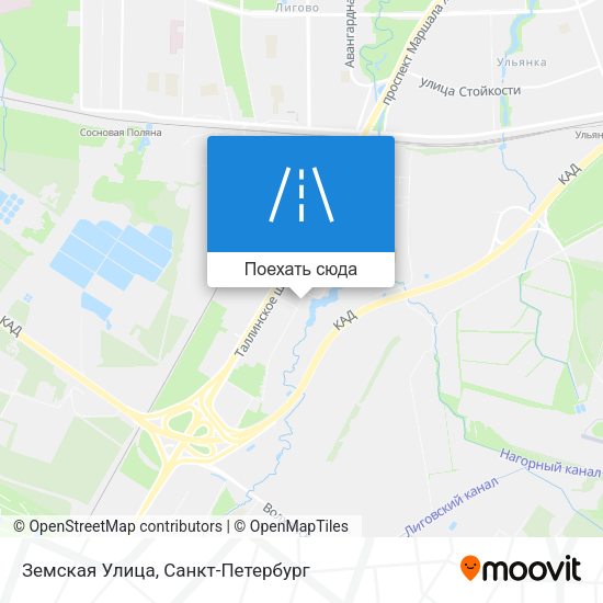 Карта Земская Улица