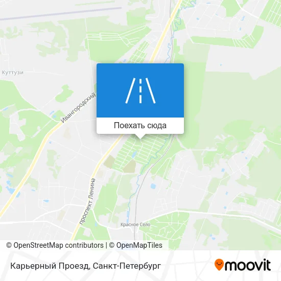 Карта Карьерный Проезд