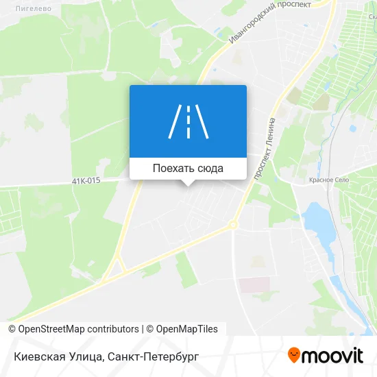 Карта Киевская Улица