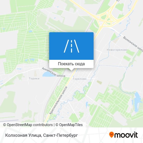 Карта Колхозная Улица