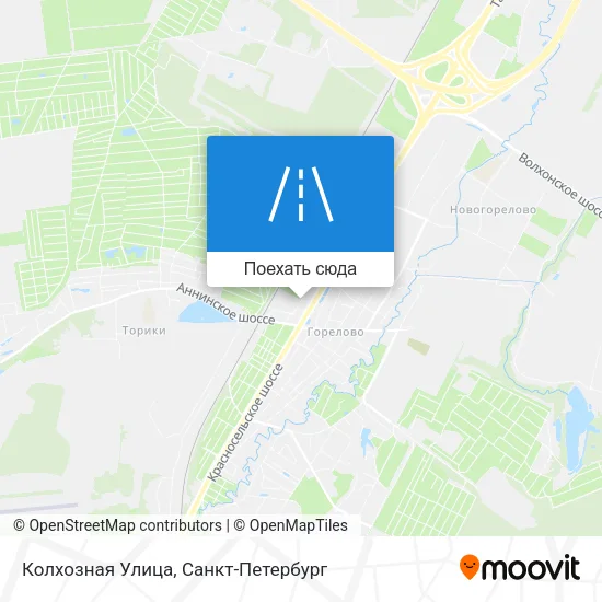 Карта Колхозная Улица