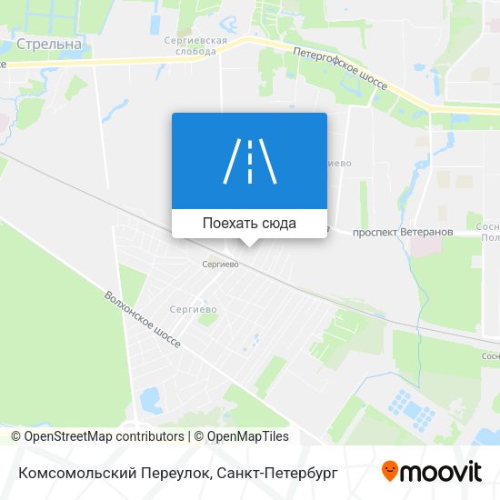 Карта Комсомольский Переулок
