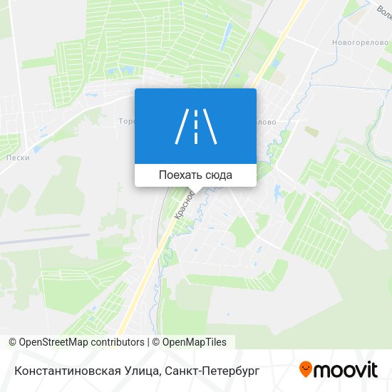 Карта Константиновская Улица