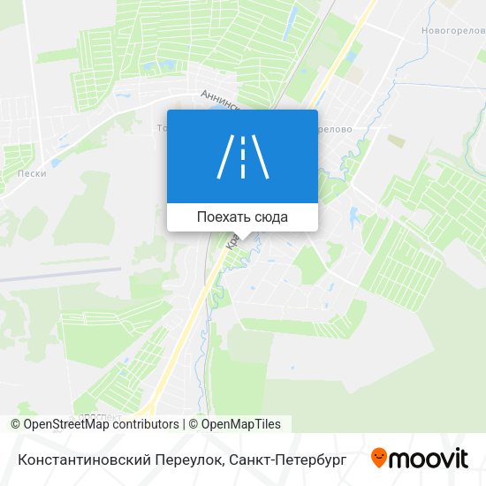 Карта Константиновский Переулок