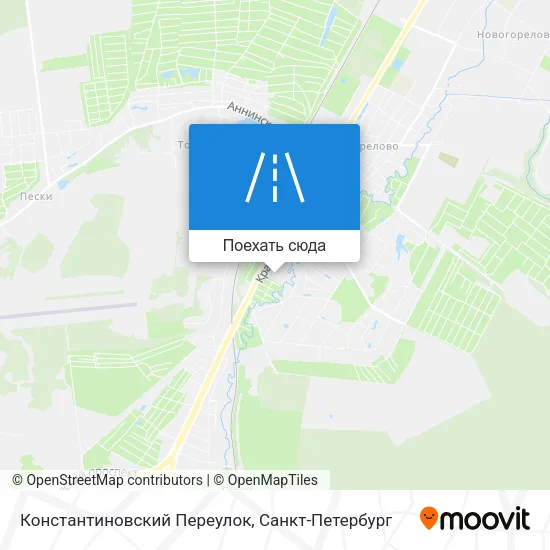 Карта Константиновский Переулок