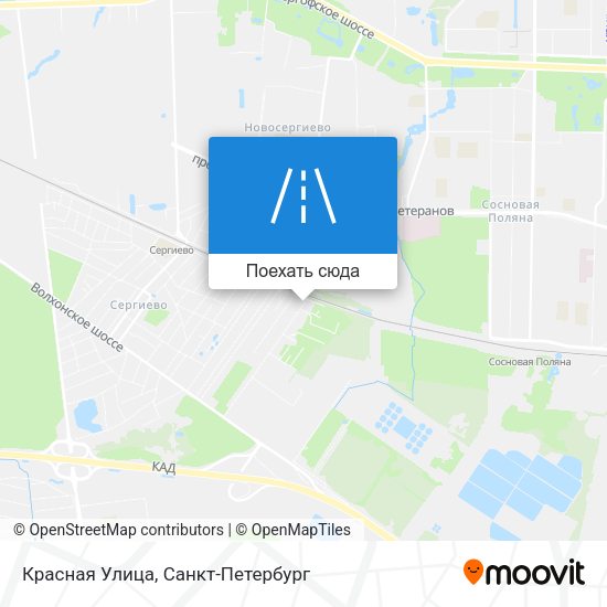 Карта Красная Улица