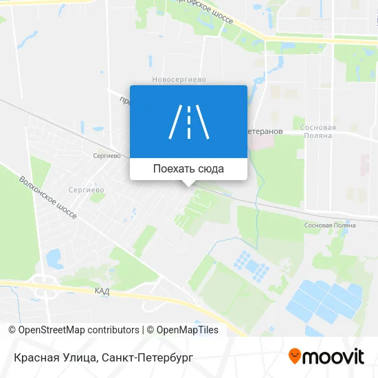 Карта Красная Улица