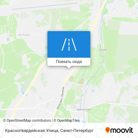 Карта Красногвардейская Улица