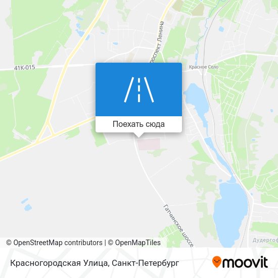 Карта Красногородская Улица