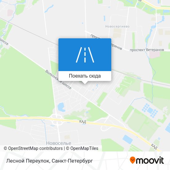 Карта Лесной Переулок