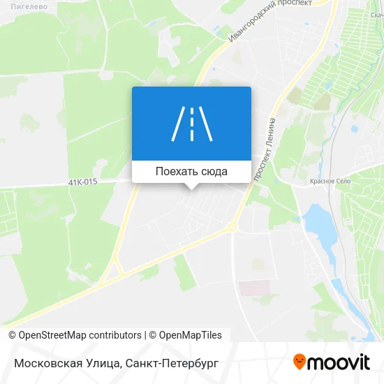 Карта Московская Улица