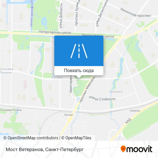 Карта Мост Ветеранов