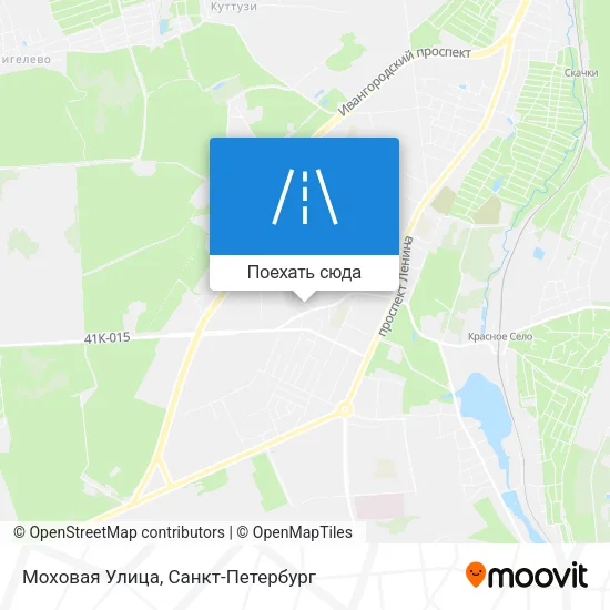 Карта Моховая Улица