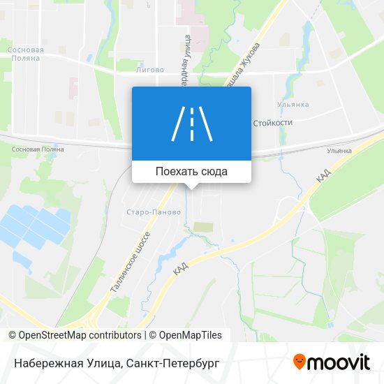 Карта Набережная Улица