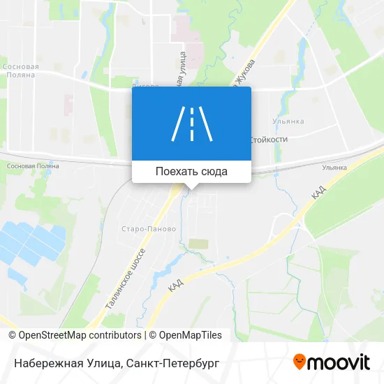 Карта Набережная Улица