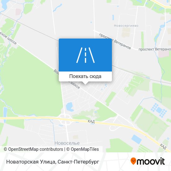 Карта Новаторская Улица