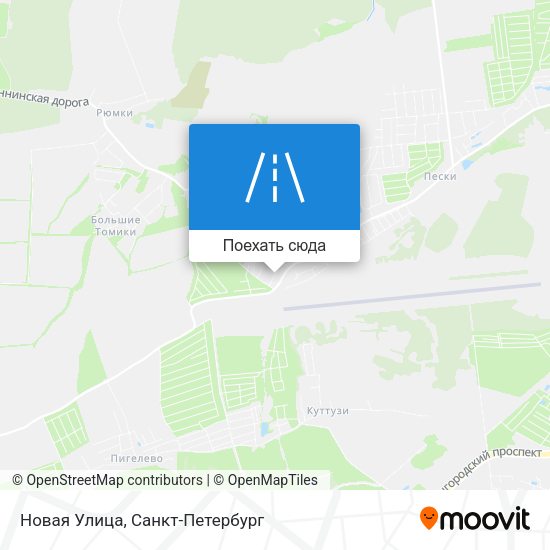 Карта Новая Улица