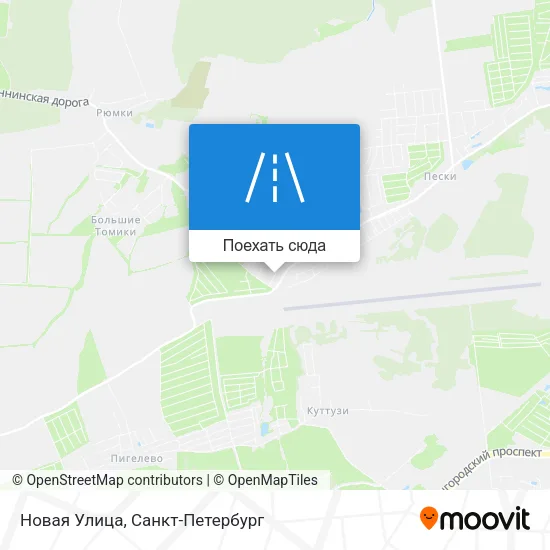 Карта Новая Улица