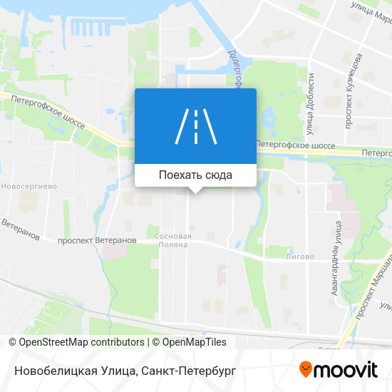Карта Новобелицкая Улица