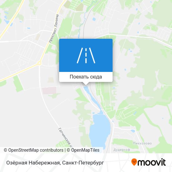 Карта Озёрная Набережная