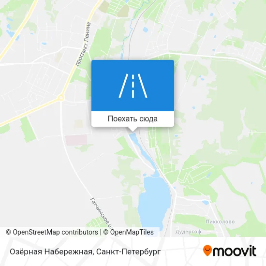 Карта Озёрная Набережная