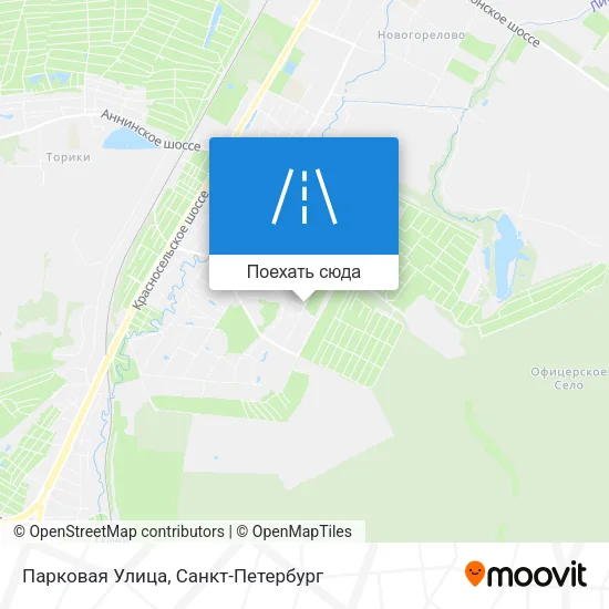 Карта Парковая Улица