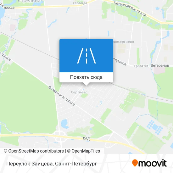 Карта Переулок Зайцева