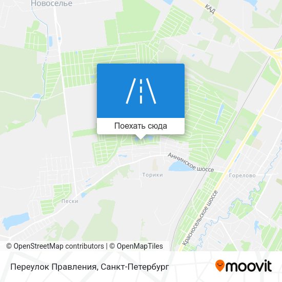 Карта Переулок Правления