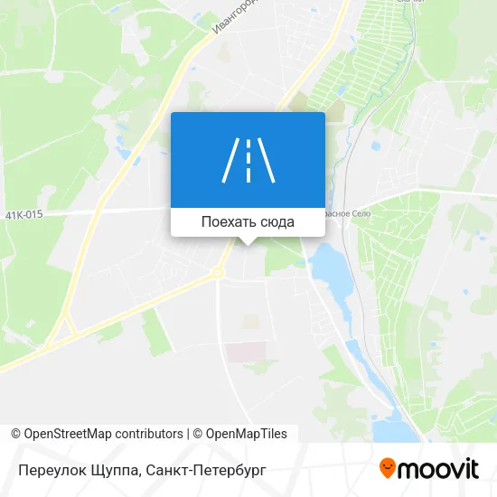 Карта Переулок Щуппа