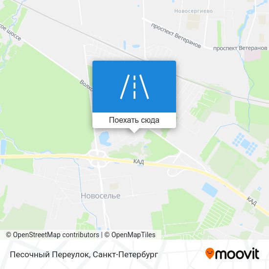 Карта Песочный Переулок