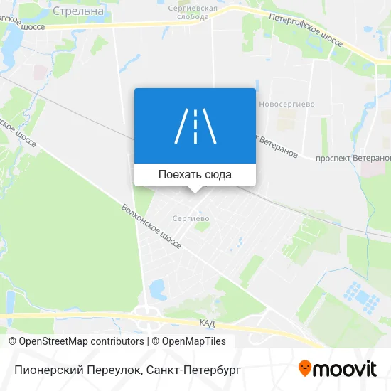 Карта Пионерский Переулок