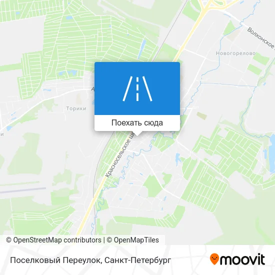 Карта Поселковый Переулок