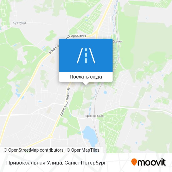 Карта Привокзальная Улица