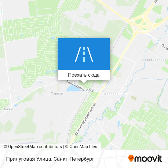 Карта Прилуговая Улица