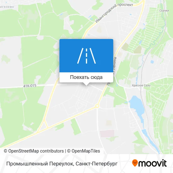 Карта Промышленный Переулок